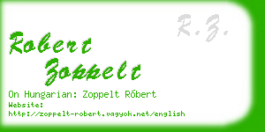 robert zoppelt business card